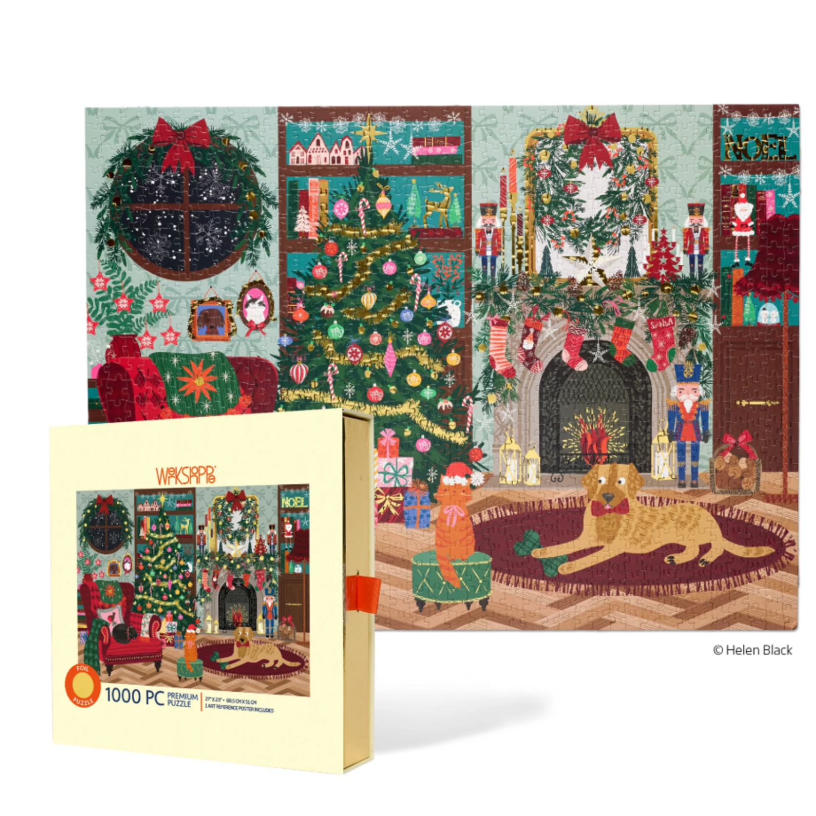 Werkshoppe Festive Family Room 1000 Piece Puzzle