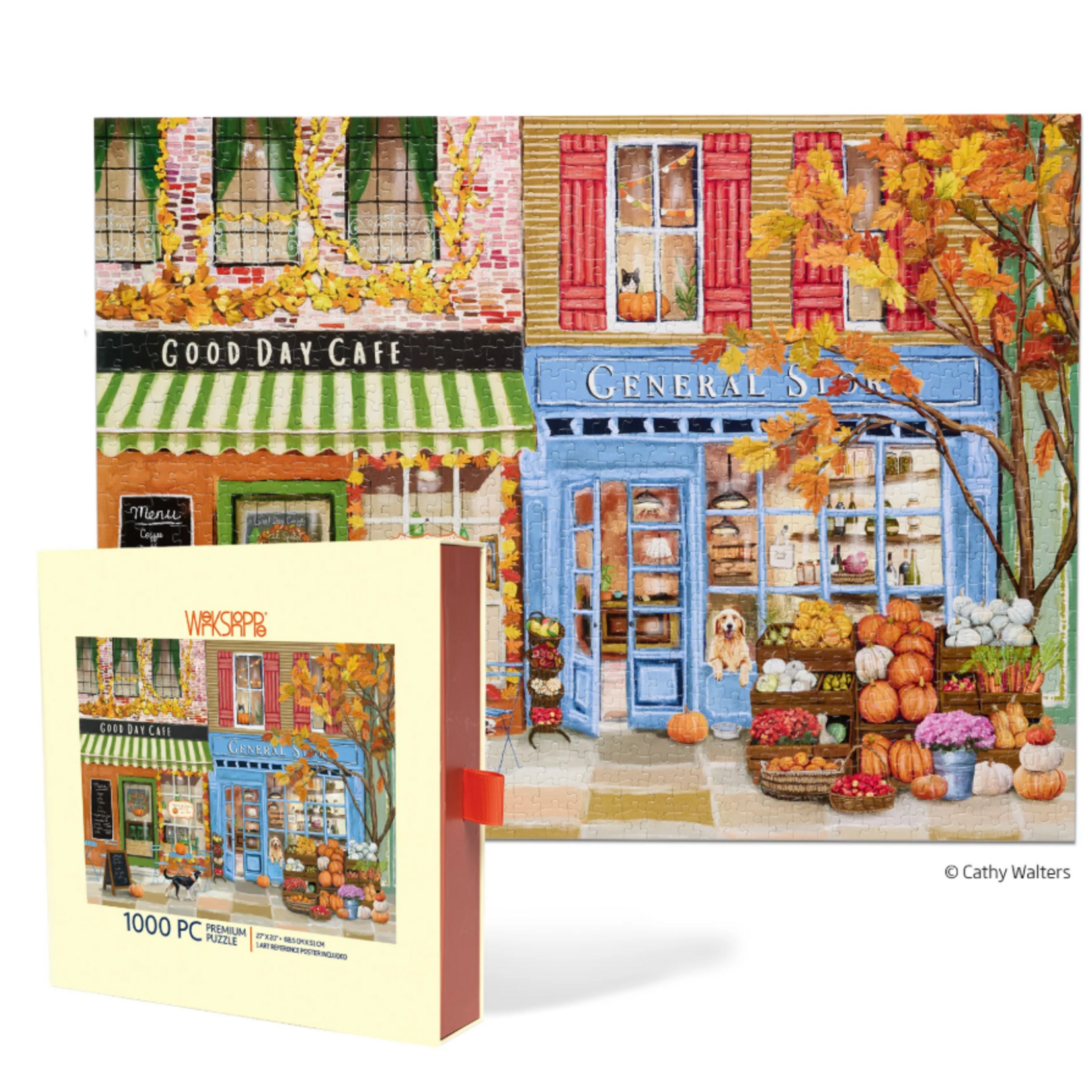 Werkshoppe Autumn on Main 1000 Piece Puzzle