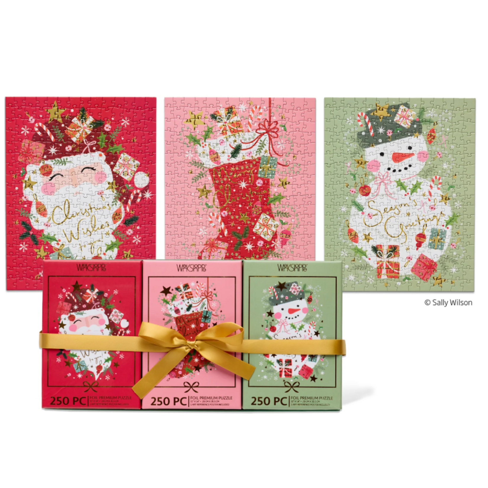 Werkshoppe Christmas Wishes Set of 3 Puzzles