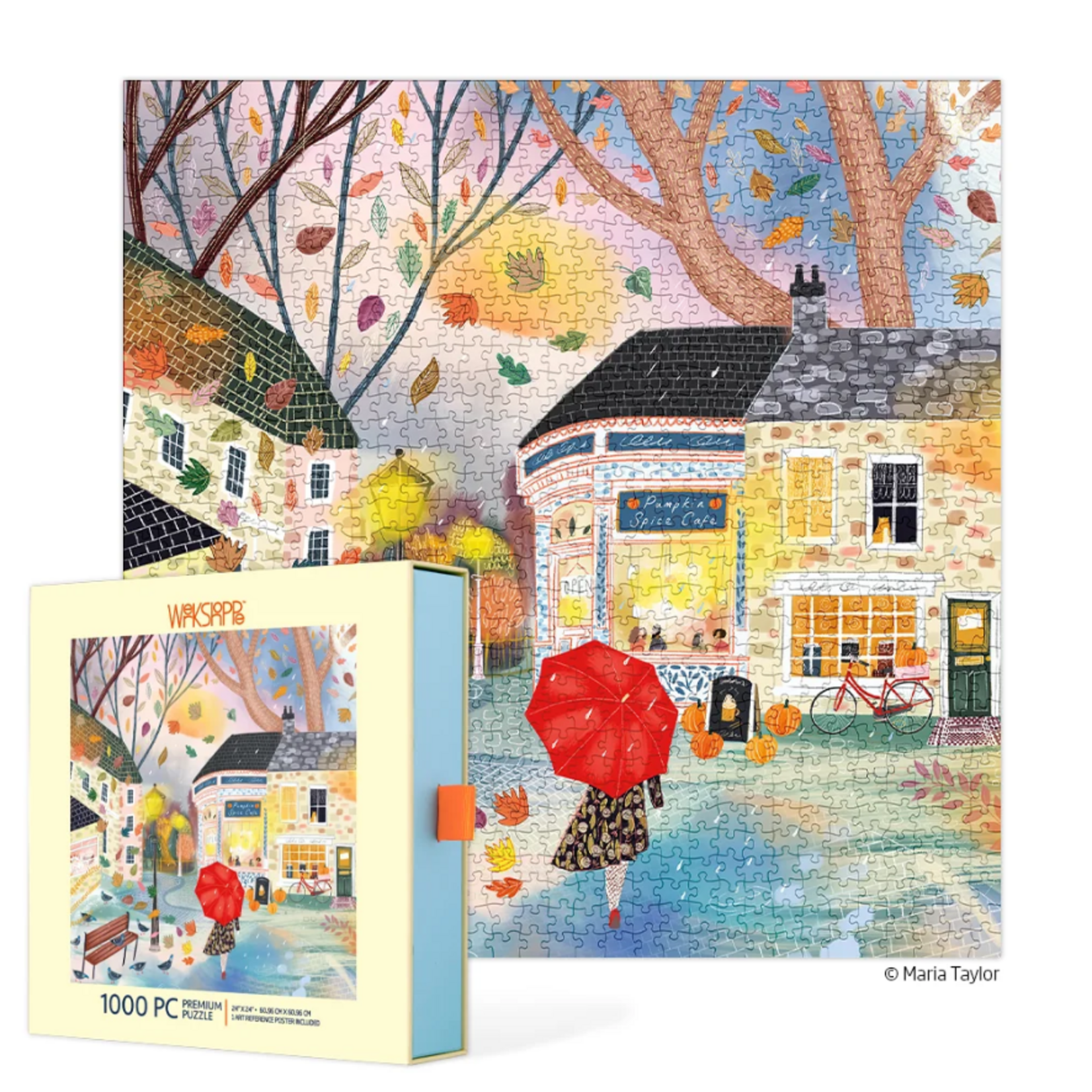 Werkshoppe Pumkin Spice Cafe 1000 Piece Puzzle