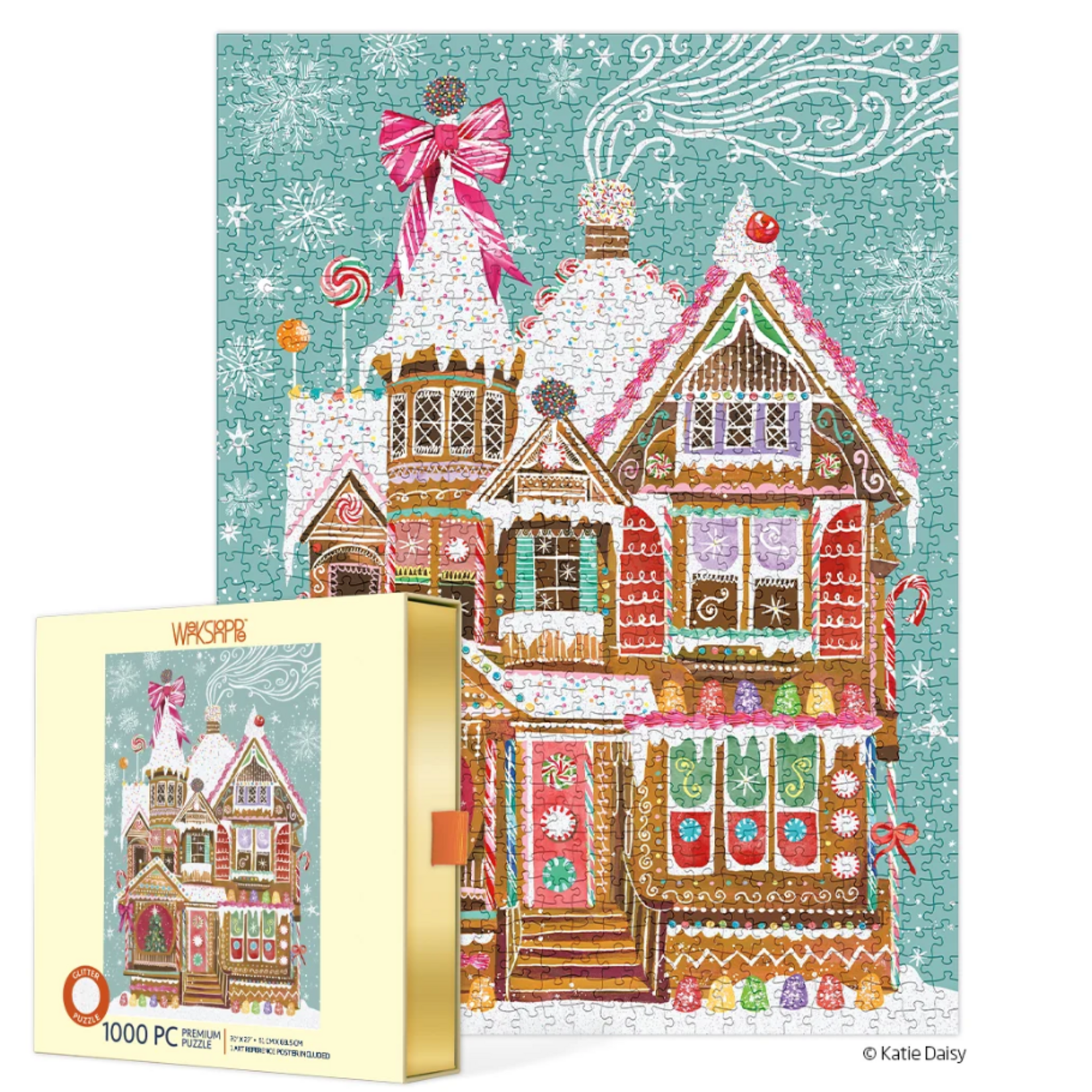Werkshoppe Gingerbread House 1000 Piece Puzzle