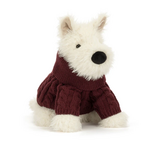 Jellycat Munro Scottie Dog 'Winter Jumper'
