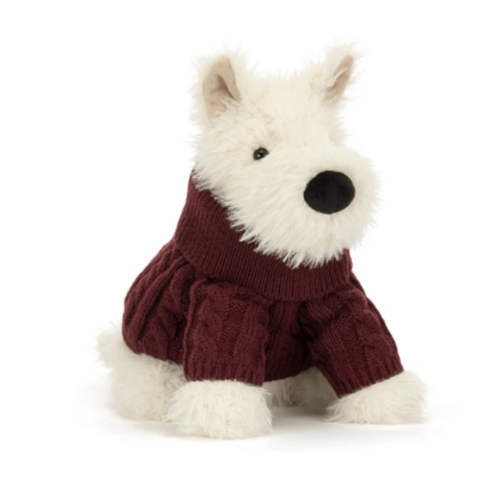Jellycat Munro Scottie Dog 'Winter Jumper'