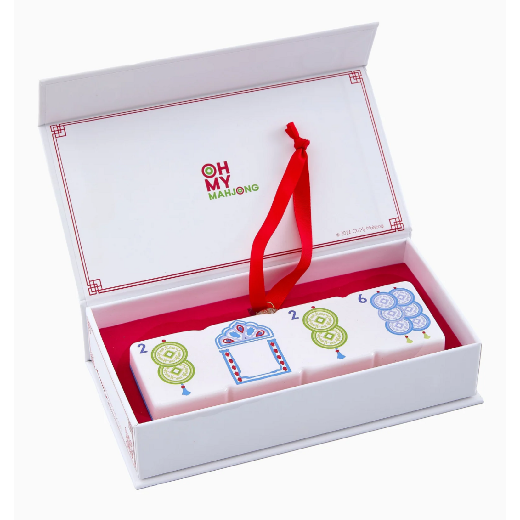 Oh My Mahjong 2026 Fortune Coin Ornament