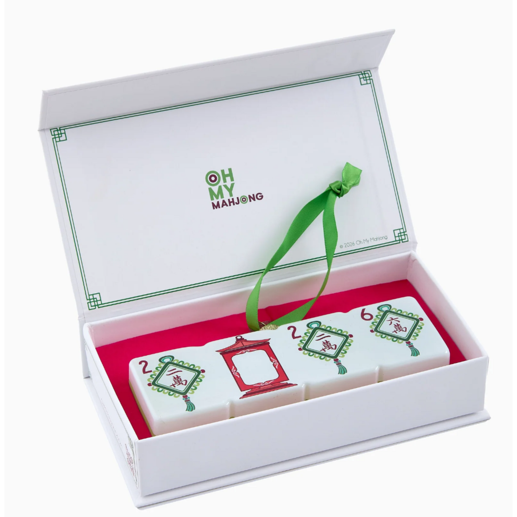 Oh My Mahjong 2026 Lucky Knots Ornament