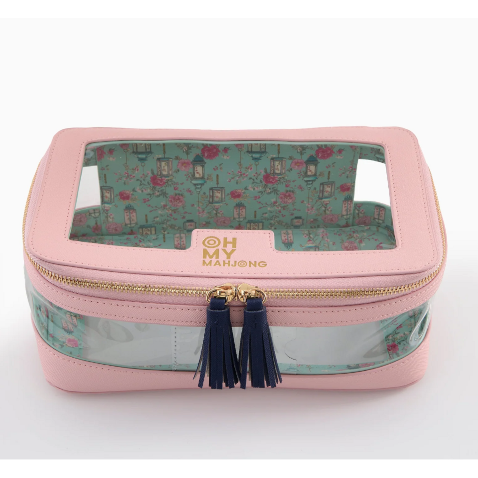 Oh My Mahjong Light Pink Tile Storage Bag