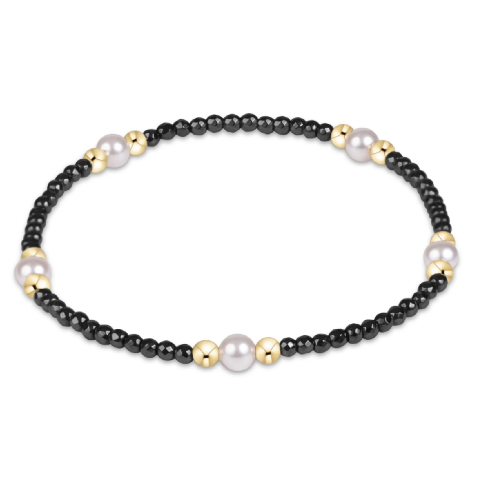 enewton Purpose Pearl 4mm Faceted Hematite Bracelet