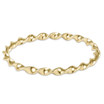 enewton Classic Gold Twisted Thin Band Ring