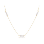 enewton 17" Choker Joy Simplicity Chain Gold Pearl 3mm