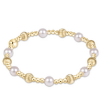 enewton Dignity Sincerity Gold 5mm Bracelet - Pearl