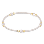 enewton Hope Purpose Pearl Bracelet - Milkshake