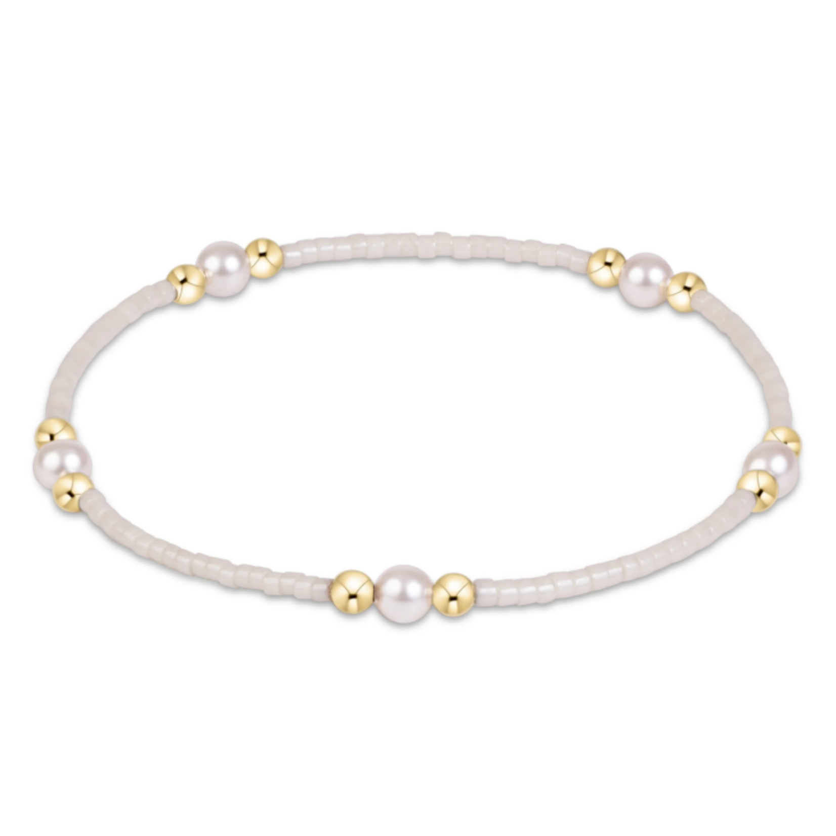 enewton Hope Purpose Pearl Bracelet - Milkshake