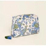 Large Cosmetic Pouch Japonica Bird Green