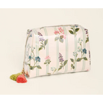 Large Cosmetic Pouch Blooming Stripe