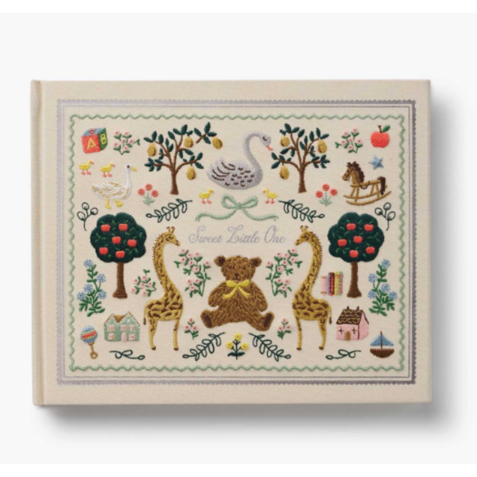 Rifle Paper Co. Storybook Embroidered Baby Book