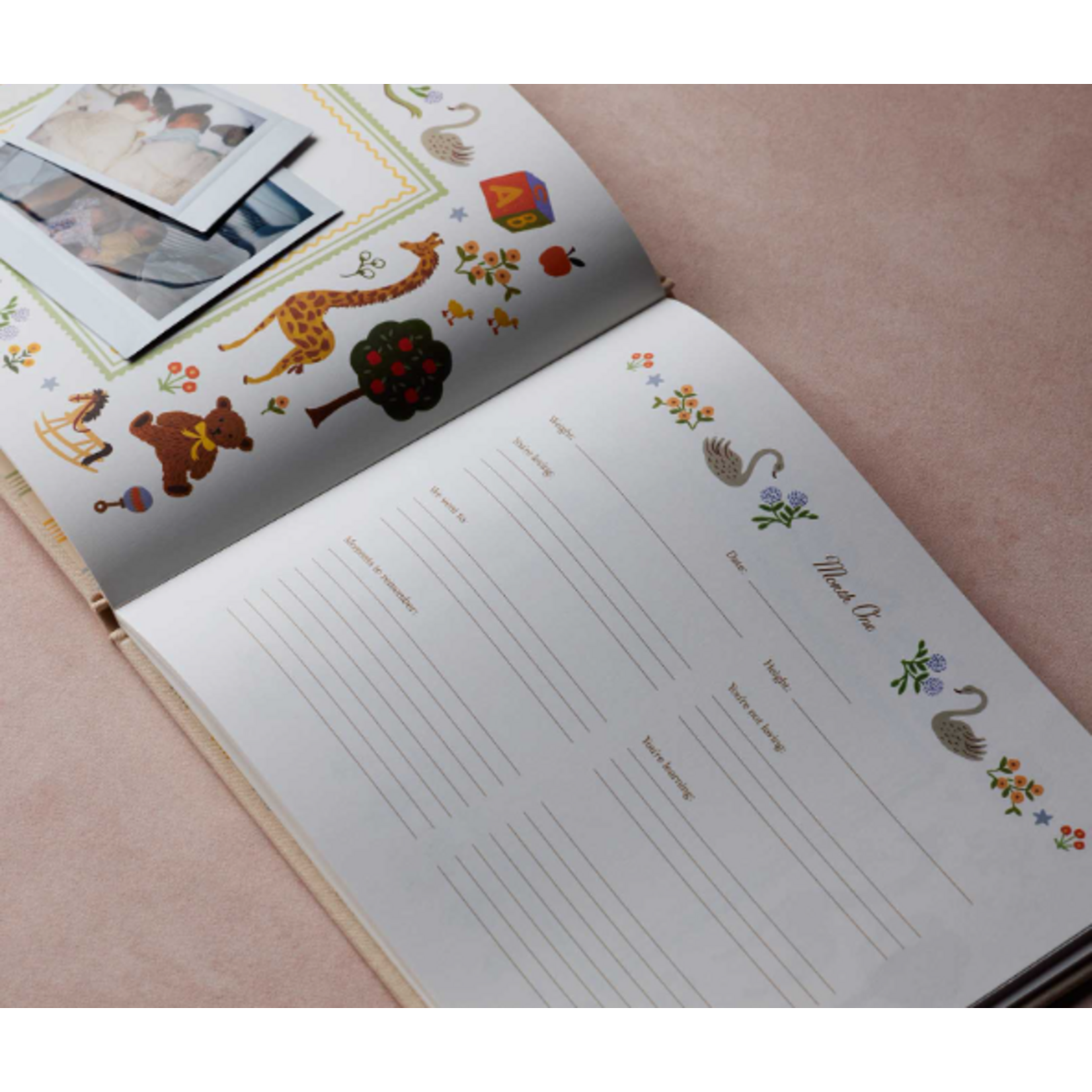 Rifle Paper Co. Storybook Embroidered Baby Book