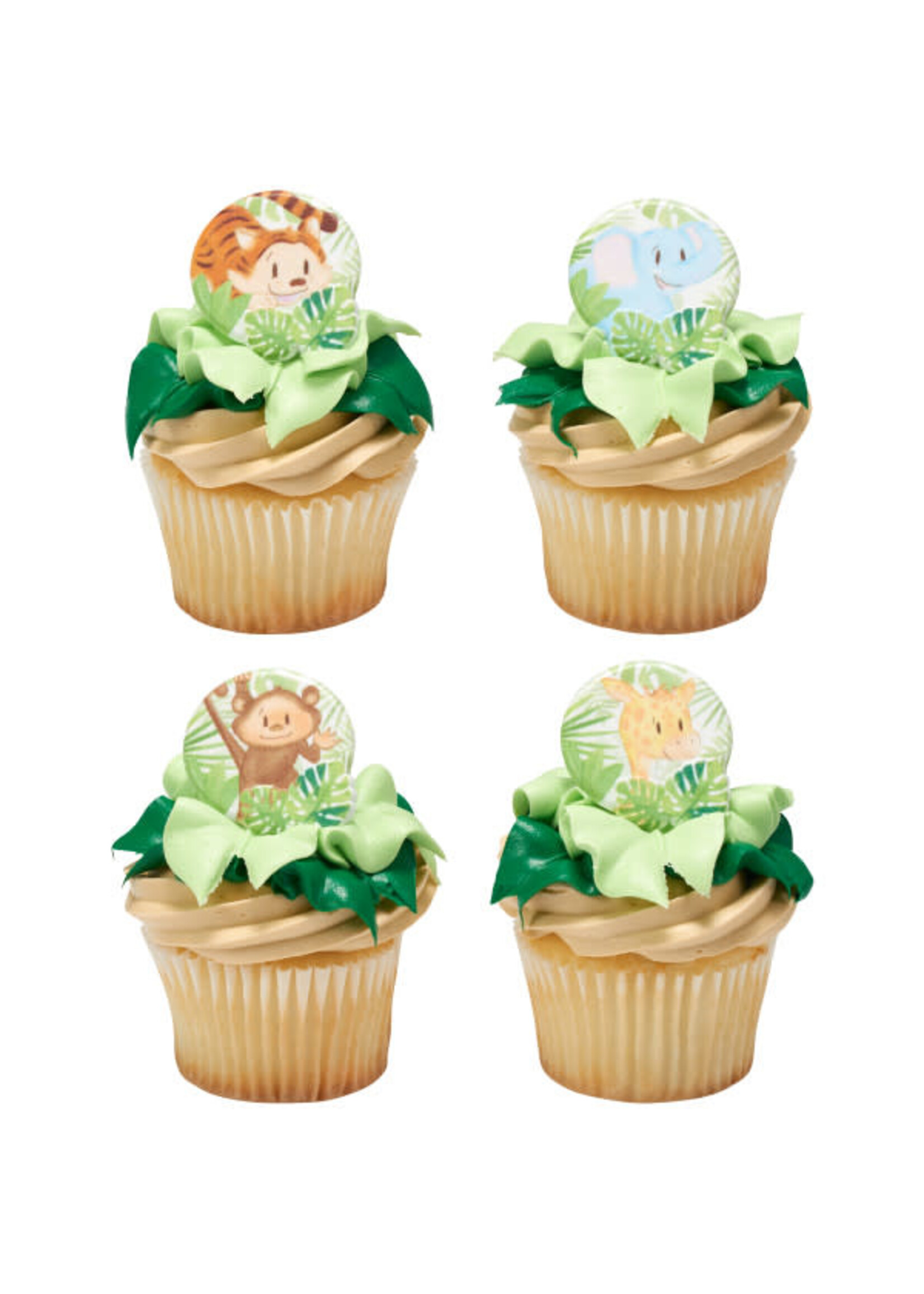 Baby Animals Cupcake Rings 4/pkt