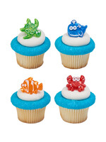 Beach Cuties Cupcake Rings 4/pkt