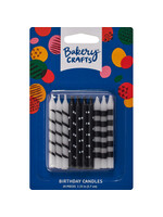 Black & White Stripes & Dots Specialty Candles