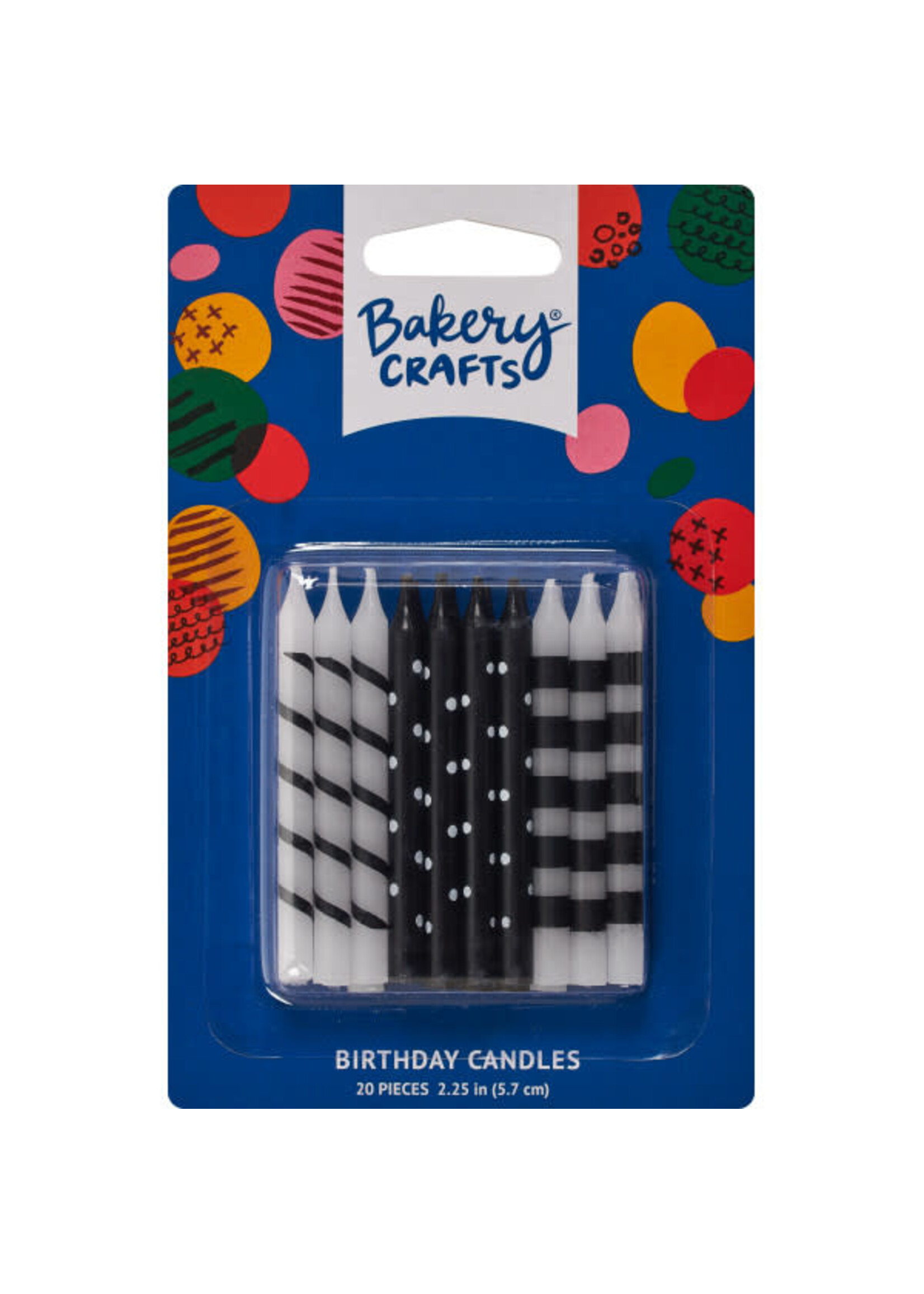 Black & White Stripes & Dots Specialty Candles