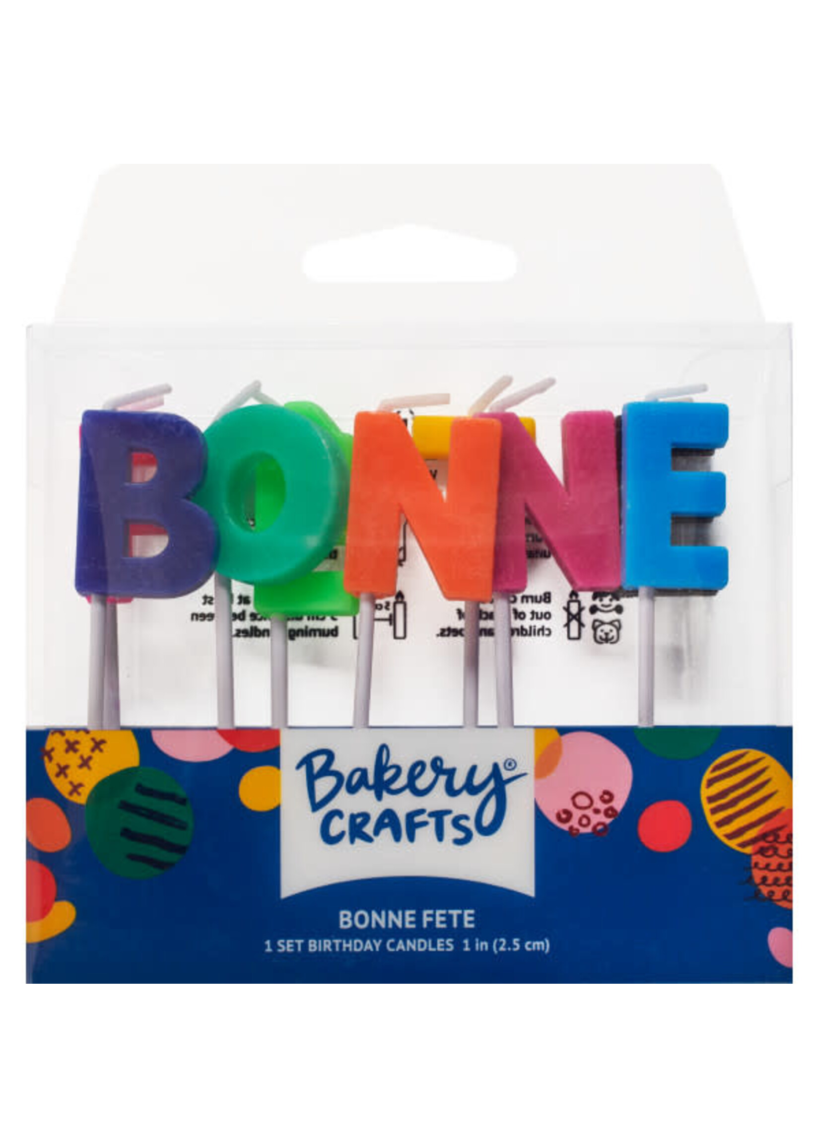 Bonne Fête Letters Specialty Candles