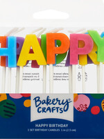 Bright Happy Birthday Letters Specialty Candles