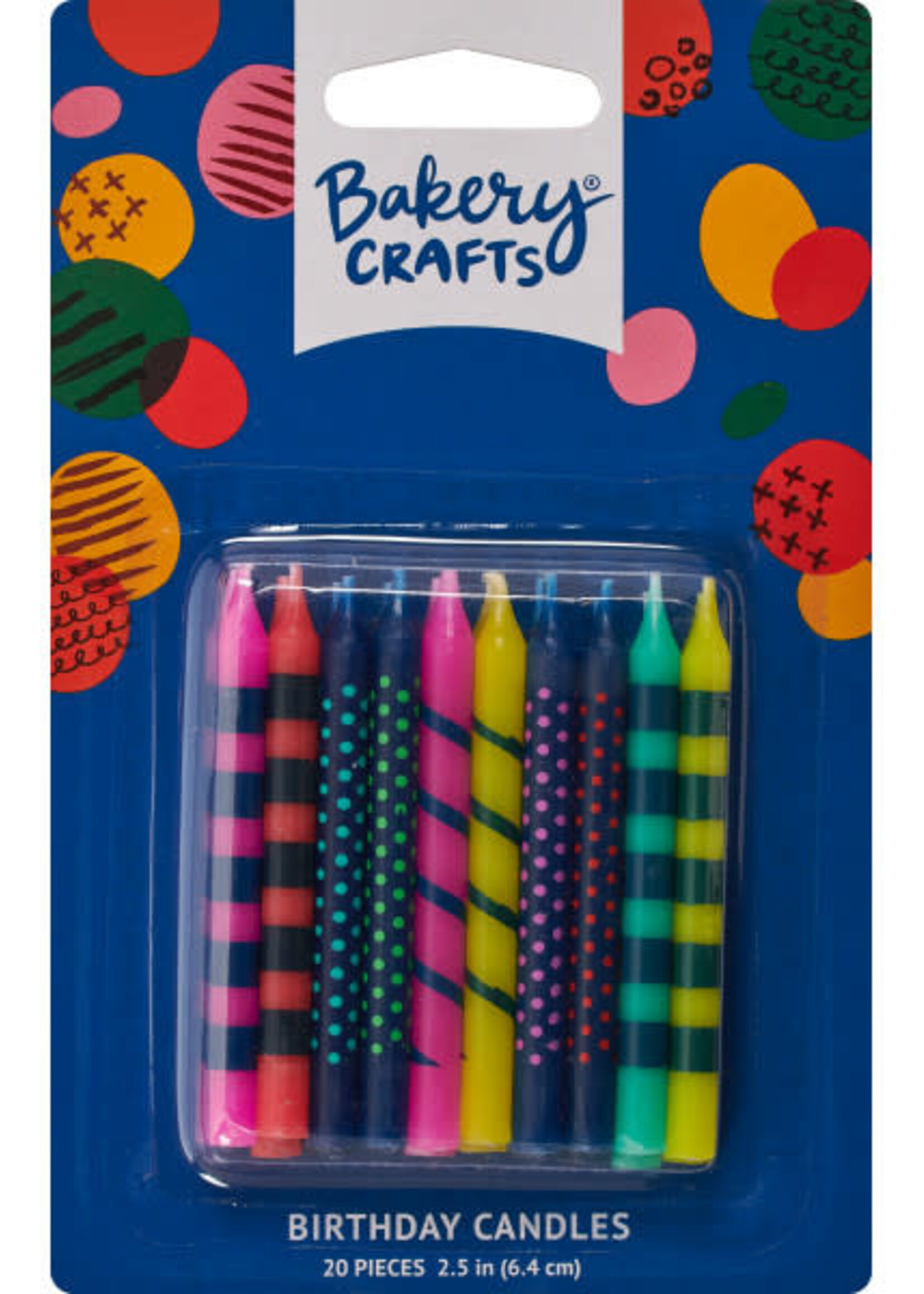 Bright Stripes & Dots Specialty Candles