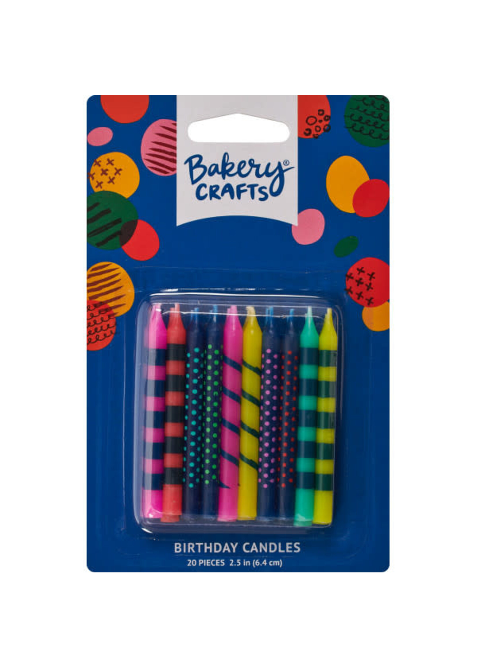 Bright Stripes & Dots Specialty Candles