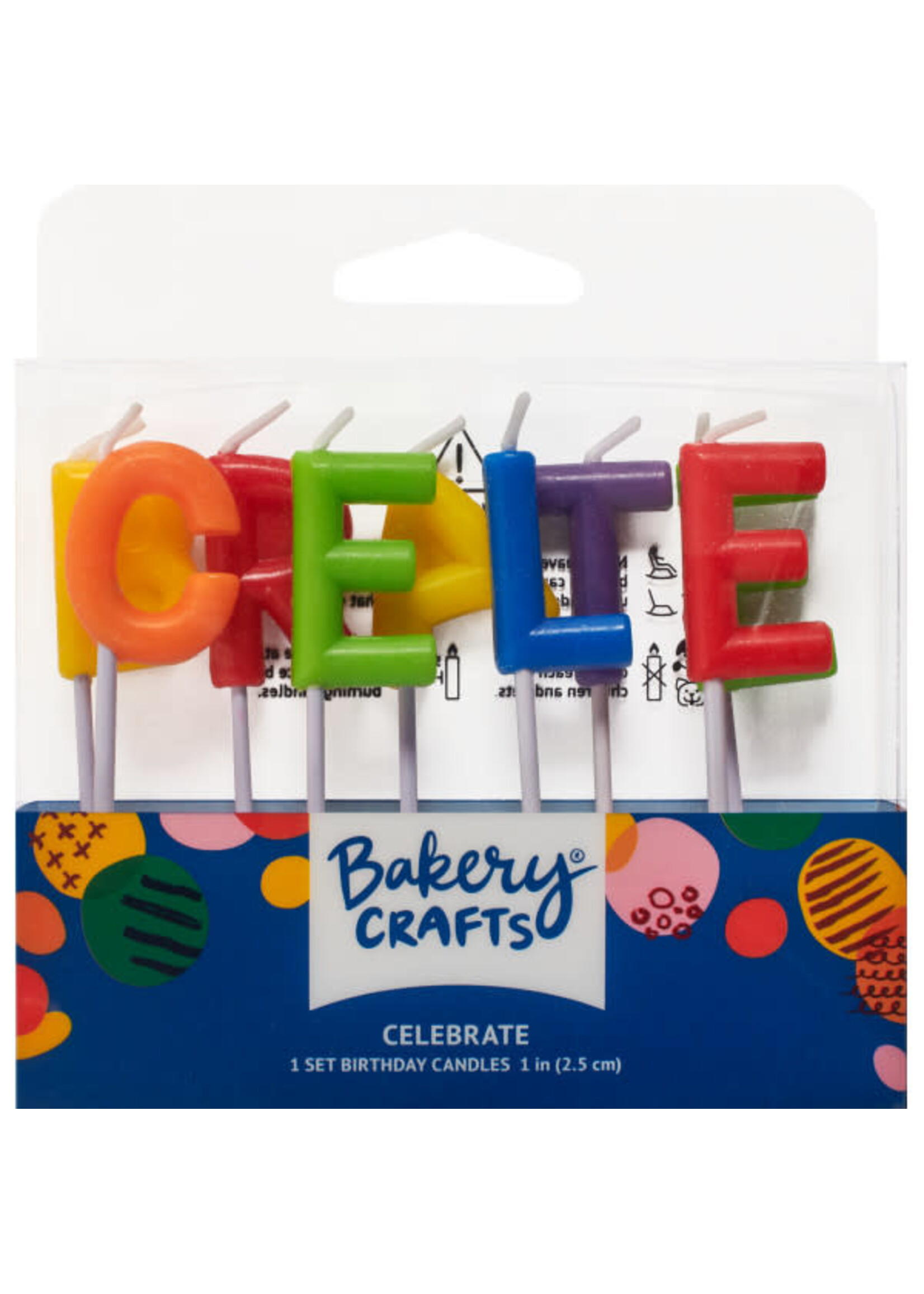 Celebrate Letters Specialty Candles