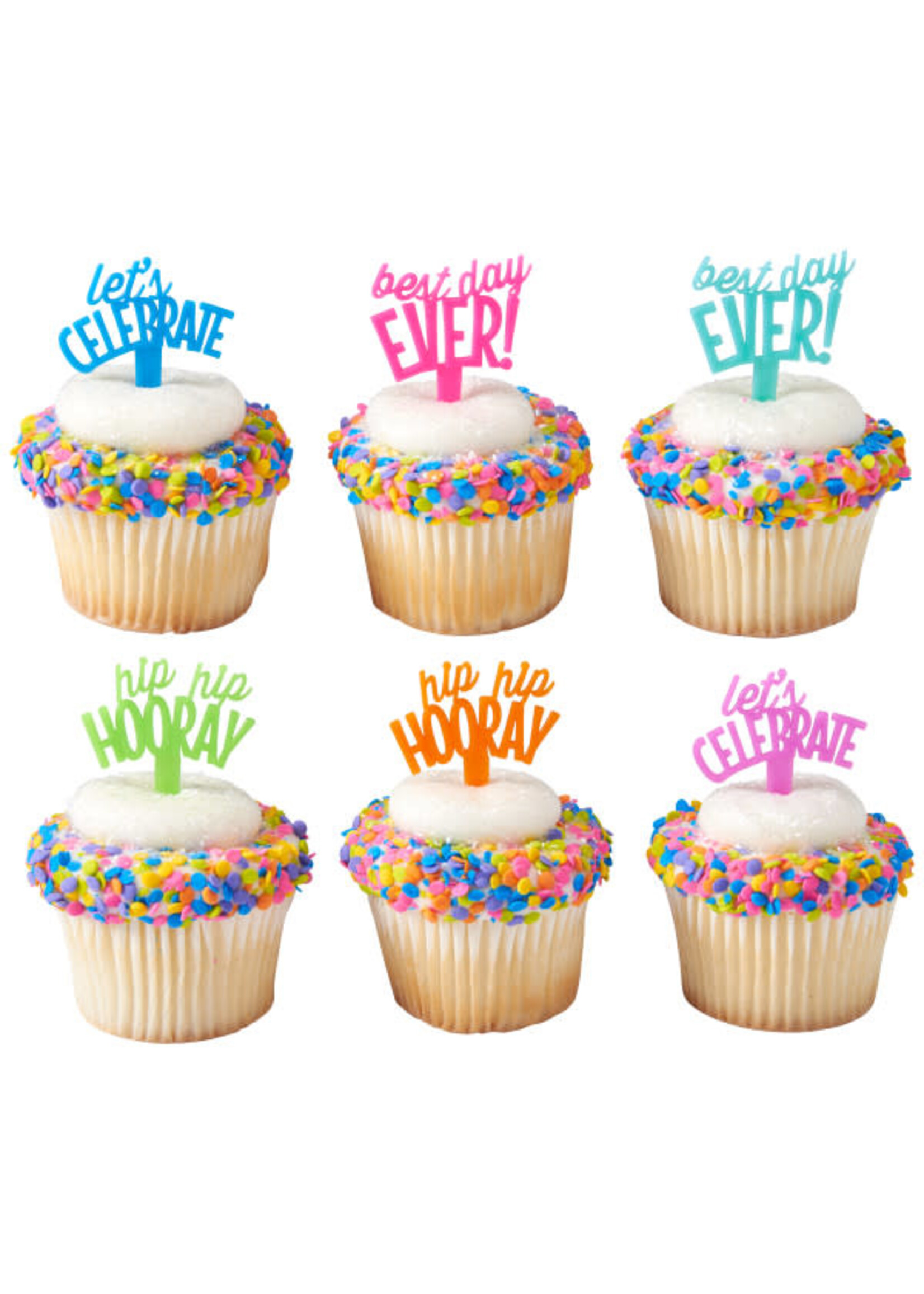 Celebratory Sayings DecoPics® 6/pkt