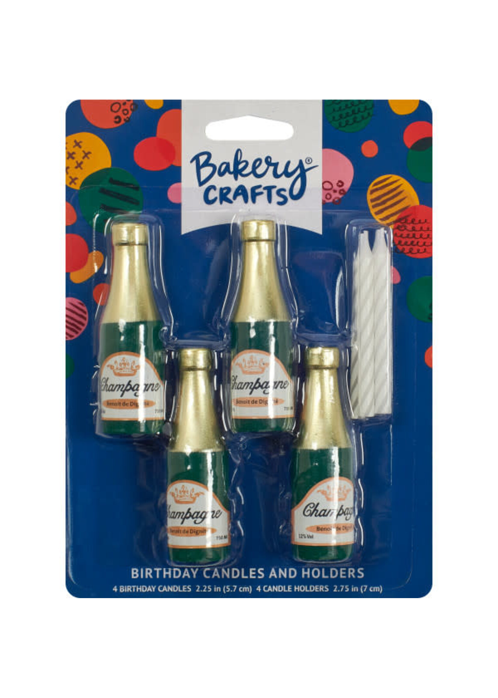 Champagne Bottle Candle Holder