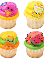 Cool Summer Treats Cupcake Rings 4/pkt