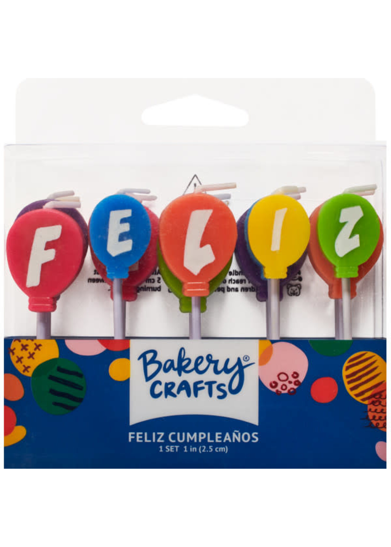 Feliz Cumpleaños Balloons Specialty Candles