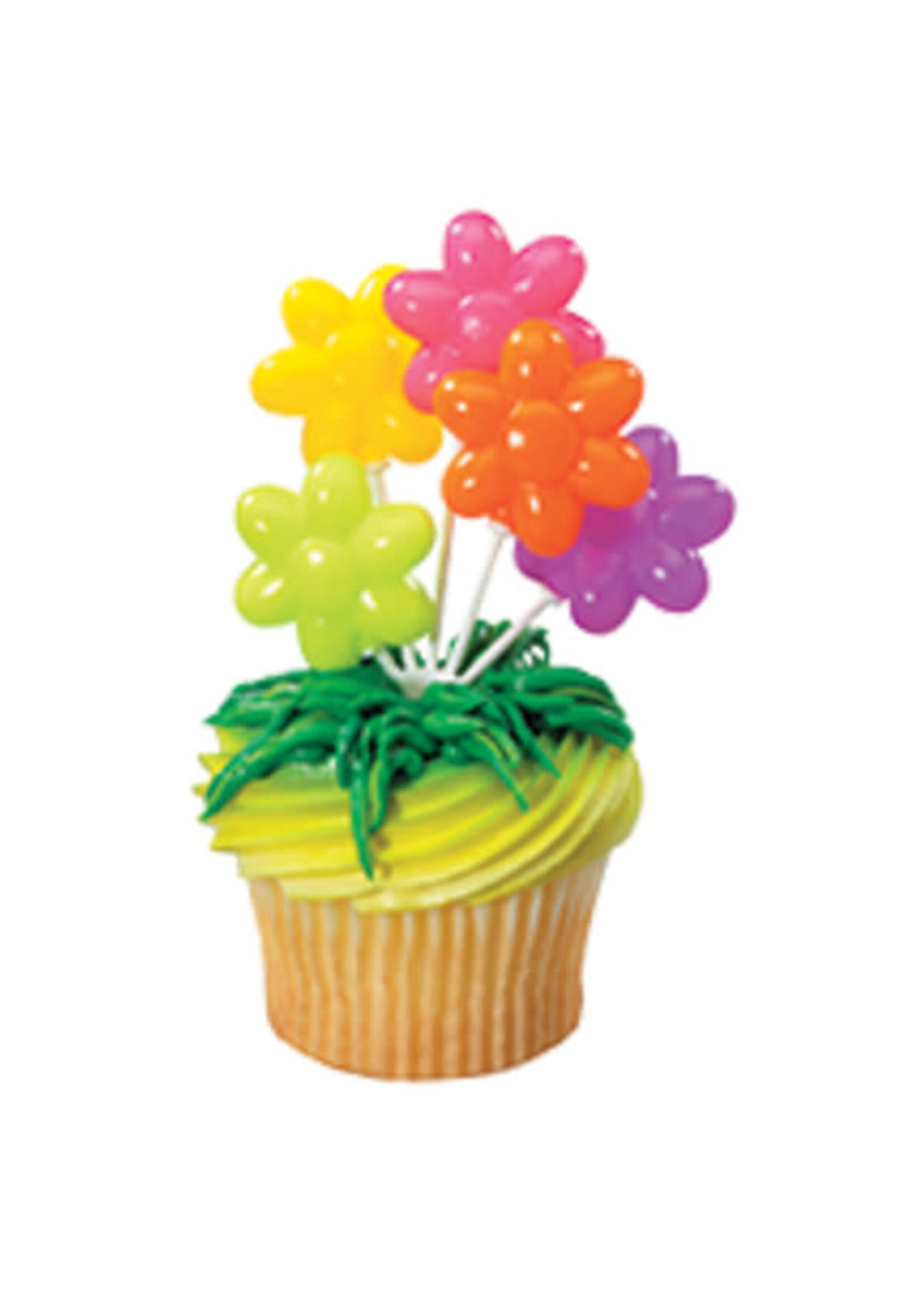 Flower Shaped Balloon Cluster DecoPics® 6/pkt