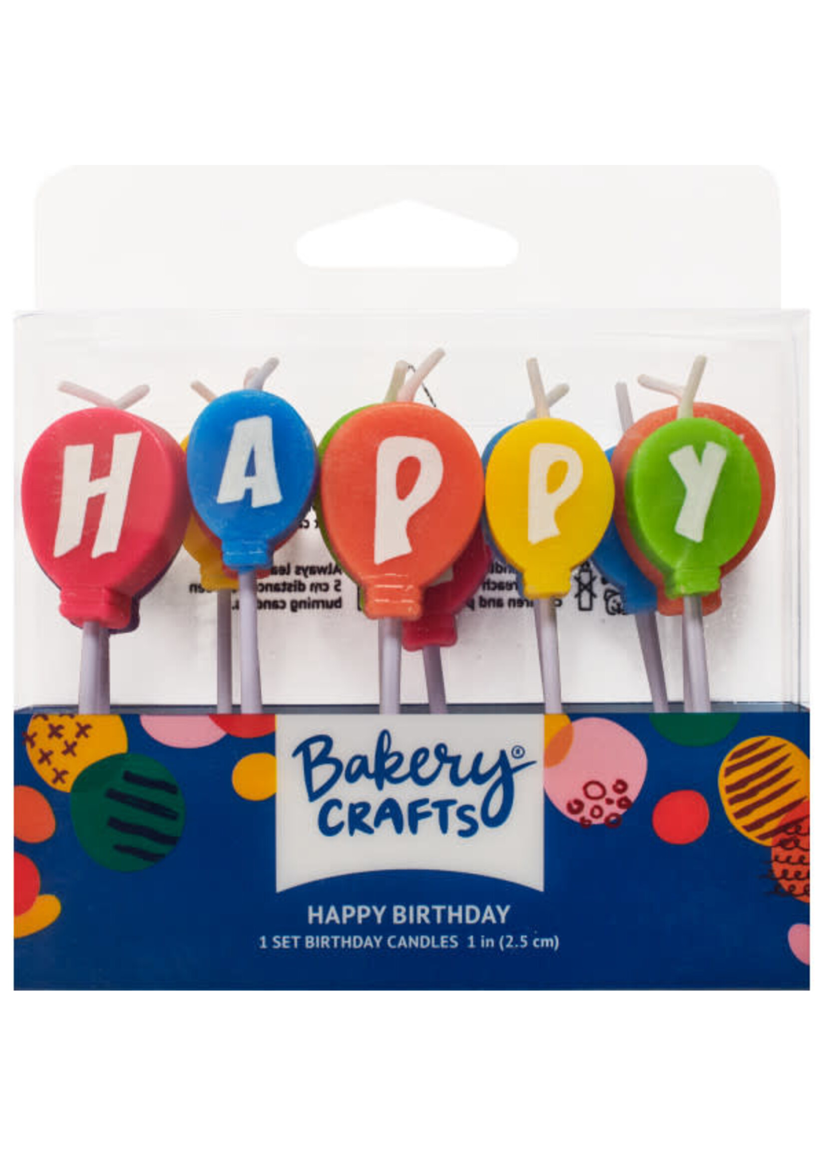 Happy Birthday Balloons Specialty Candles