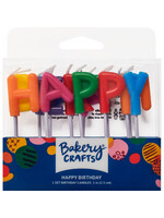 Happy Birthday Letters Specialty Candles