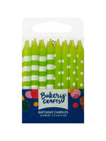 Lime Green Stripes & Dots Specialty Candles