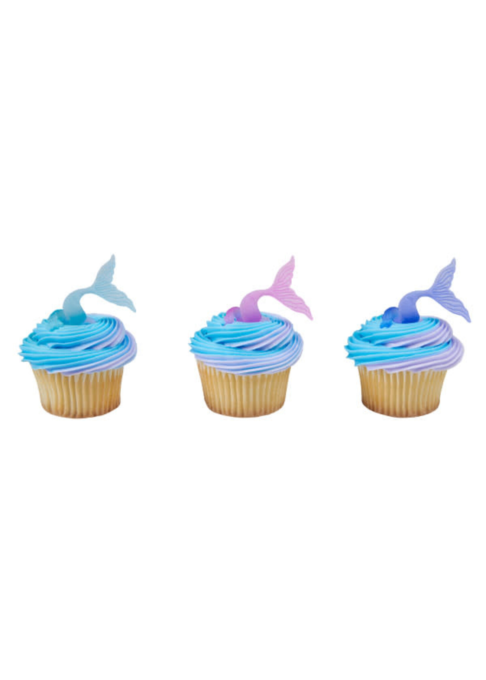 Mermaid Tail Wrap Cupcake Rings