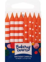 Orange Stripes & Dots Specialty Candles