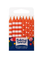 Orange Stripes & Dots Specialty Candles