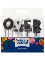 Over the Hill Letters Specialty Candles