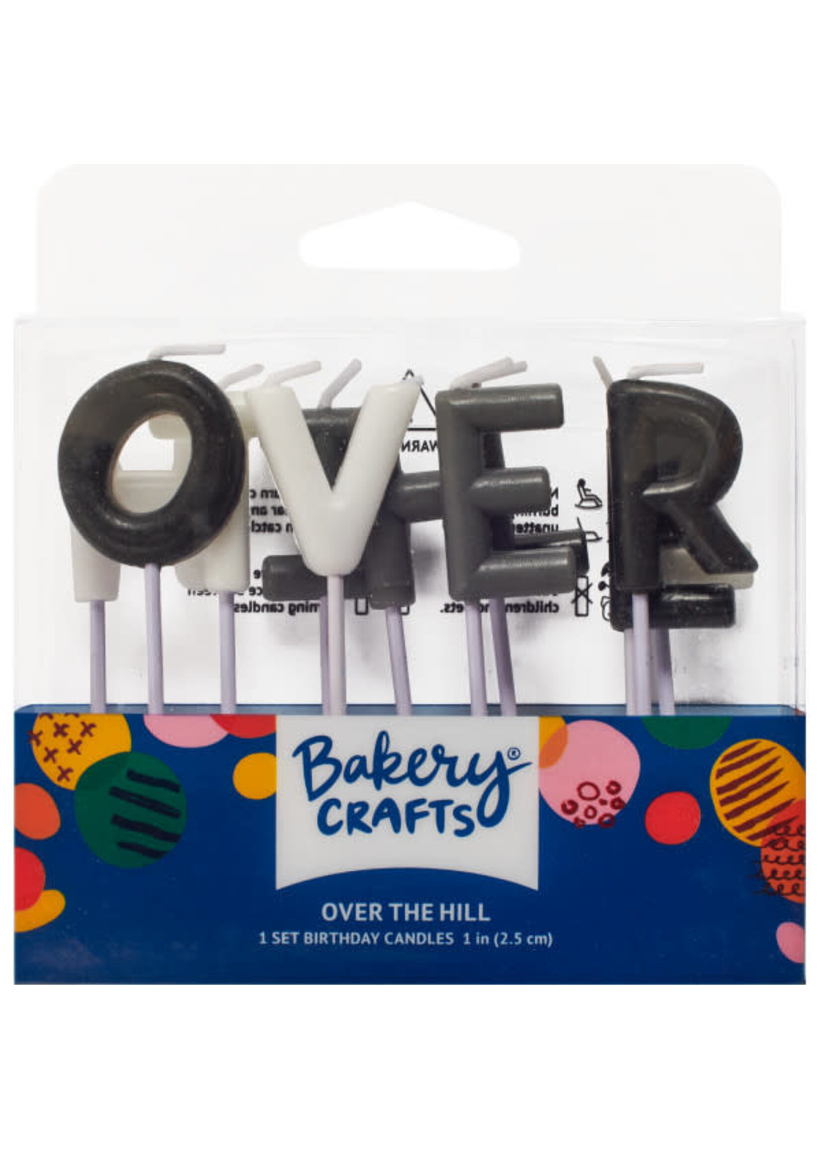 Over the Hill Letters Specialty Candles