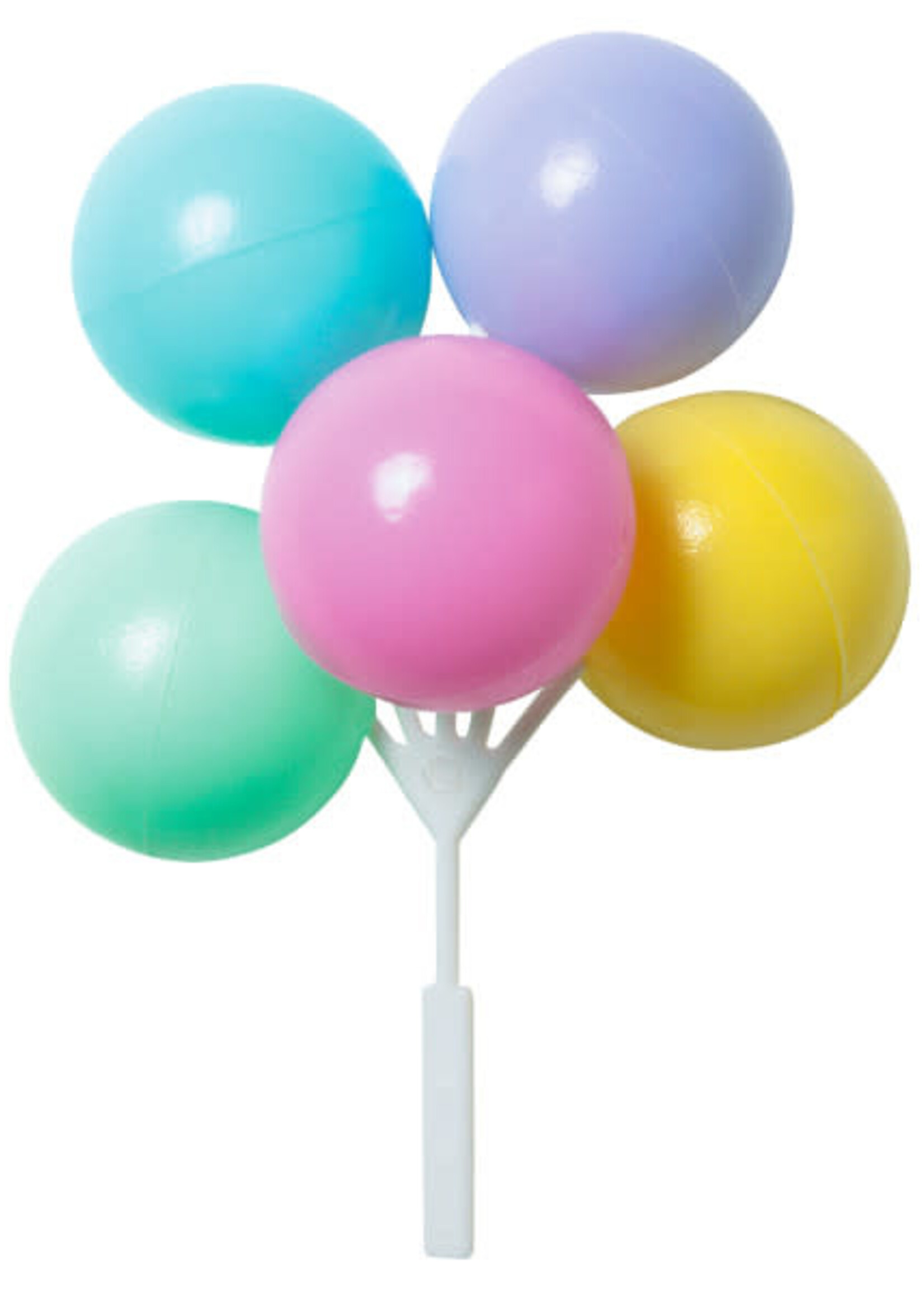 Pastel Balloon Cluster