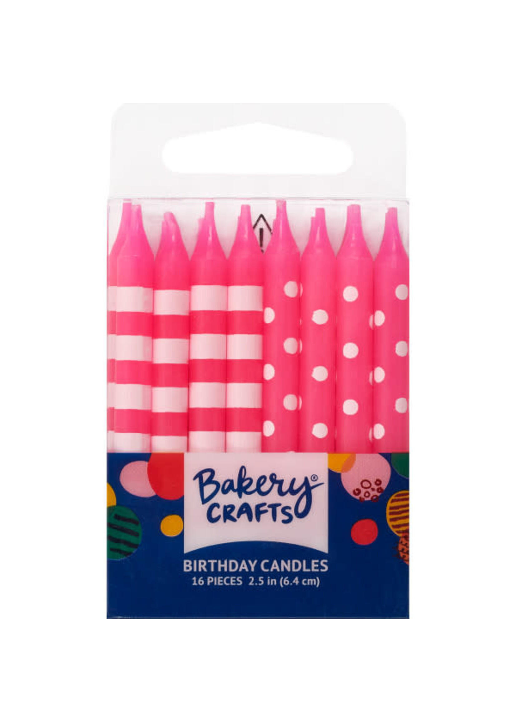 Pink Stripes & Dots Specialty Candles