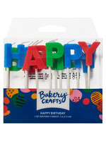 Primary Happy Birthday Letters Specialty Candles