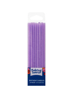 Purple Slim Glitter Specialty Candles