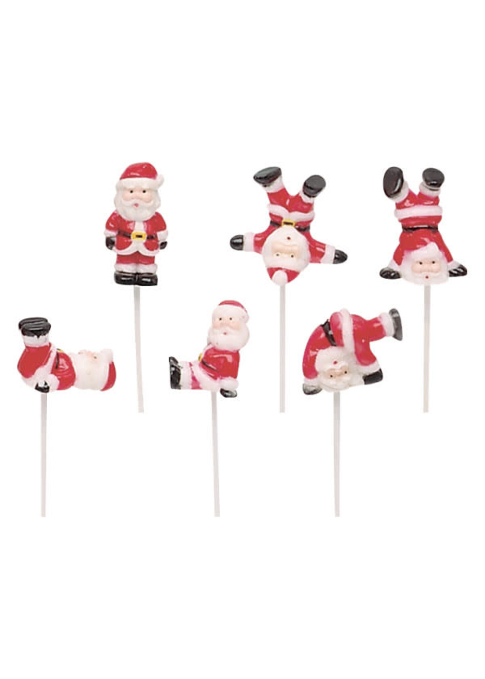 Tumbling Santas DecoPics®  6/pkt