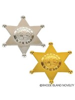 PLASTIC SHERIFF BADGE 2/pkt