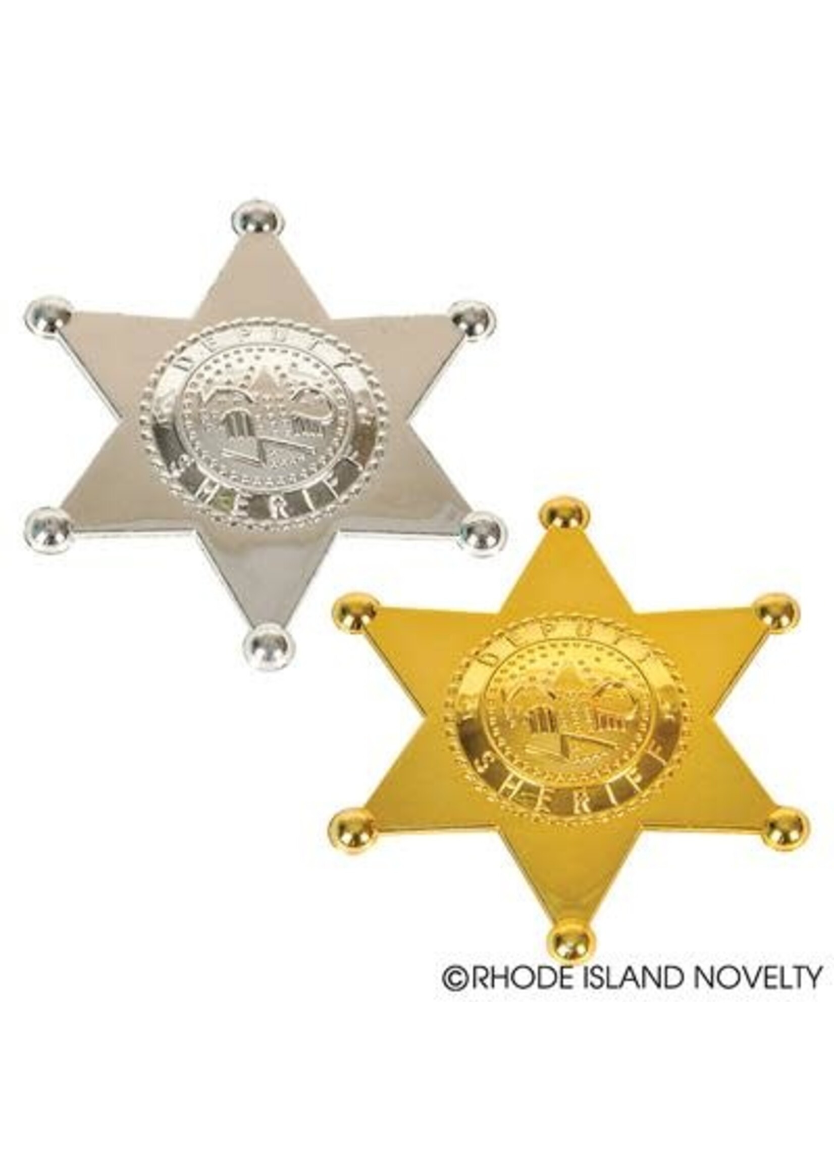 PLASTIC SHERIFF BADGE 2/pkt