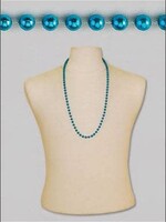 33" 7mm Round Metallic Turquoise BEADS ­ 6/PKT